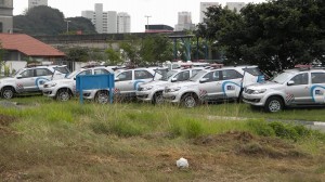 Uma garagem de 4000 m² está projetada nesta área para as 105 viaturas