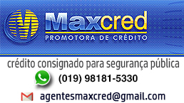 Cartão Visit MaxCred -  segurança publica