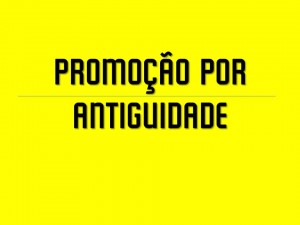 promoção por antiguidade